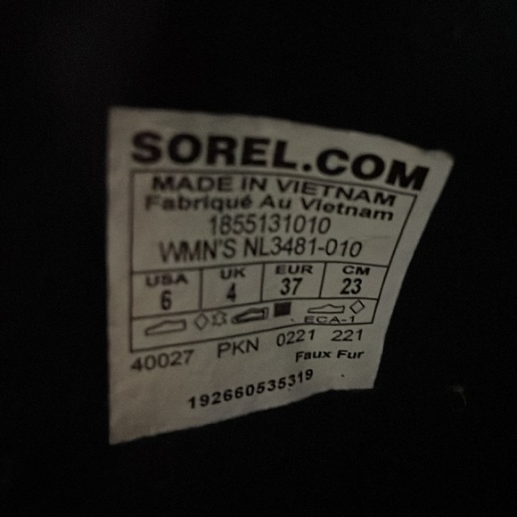 Sorel Joan of Arctic black boots. Size 6. Like new! - Picture 5 of 8